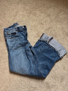 American Eagle Outfitters Women's Relaxed Blue Denim Jeans